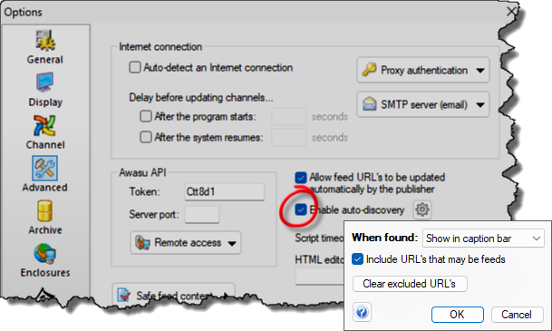 Configuring auto-discovery