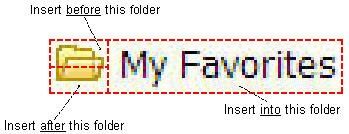 How to drag folders in My Channels